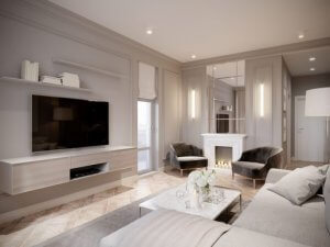 Het ontwerp van je eigen design woonkamer