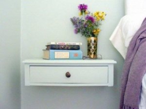 Een lade als nachtkastje