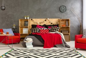 Herfstkleuren met een accent van donkere kleuren