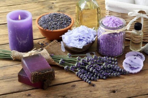 Lavendel accessoires zorgen voor een goede ambiance