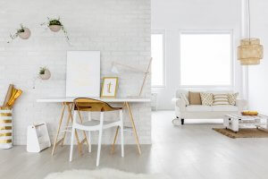 Strakke vormen en witte kleuren in je interieur