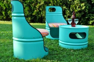 Recyclen van objecten die je niet gebruikt voor decoratie