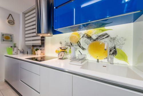 Kleurrijke keukens in het blauw