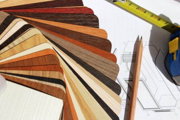 Schetsen van een meubel met opbergruimte