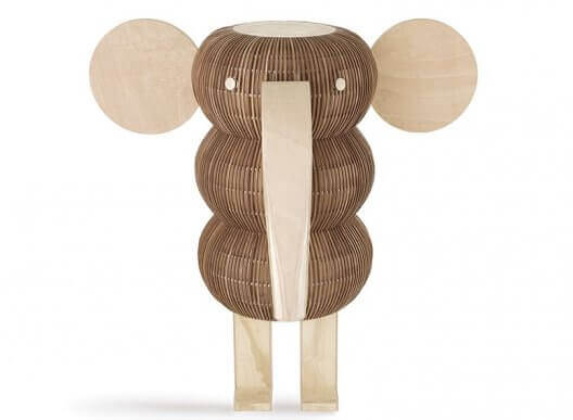 Vloerlamp in de vorm van een olifant