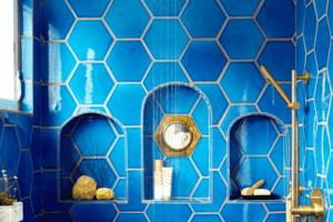 Decoreren met tegels in een ruitvorm