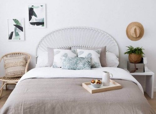 Een romantische slaapkamer