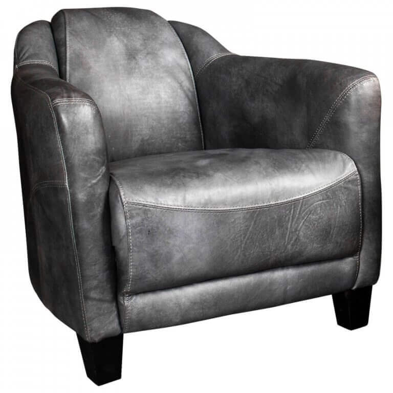 Zwarte fauteuil