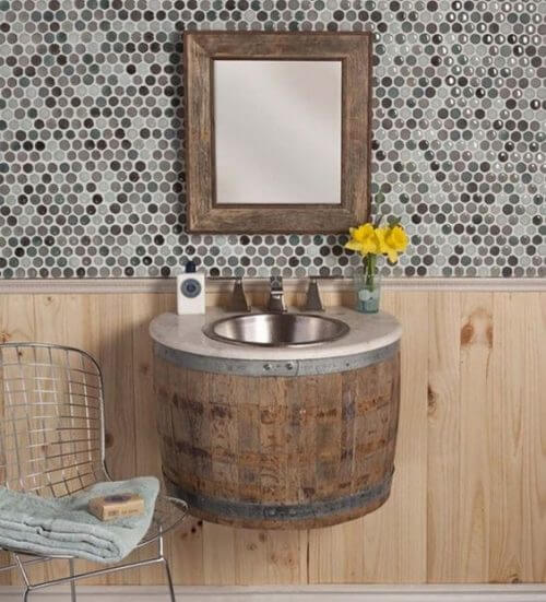 Vaten passen ook in de badkamer