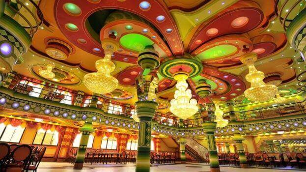 De binnenkant van een cholet