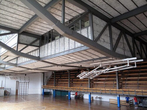 Gymzaal met bijzondere lay-out