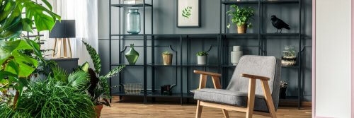 Met grote potten decoreren