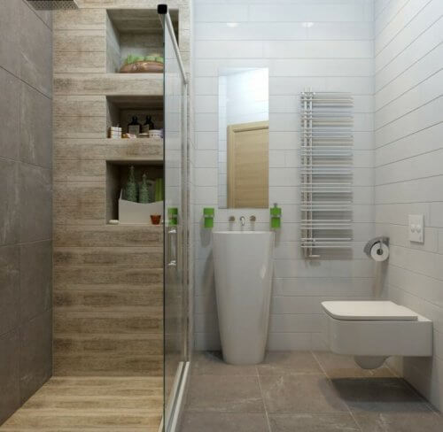 Beste Hoe ruimte winnen in een kleine badkamer - Decor Tips ZJ-95