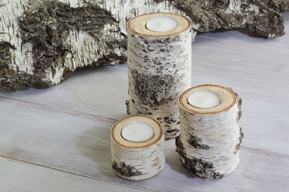 Boomstammen voor een natuurlijke inrichting