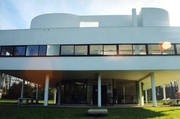 De eerste verdieping van Villa Savoye