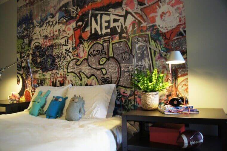 Graffiti als wanddecoratie
