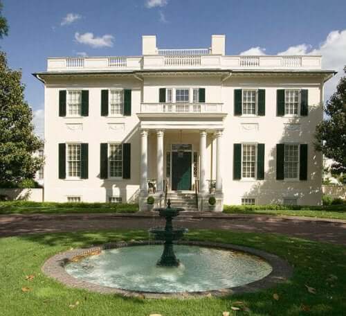 Tuin met een fontein