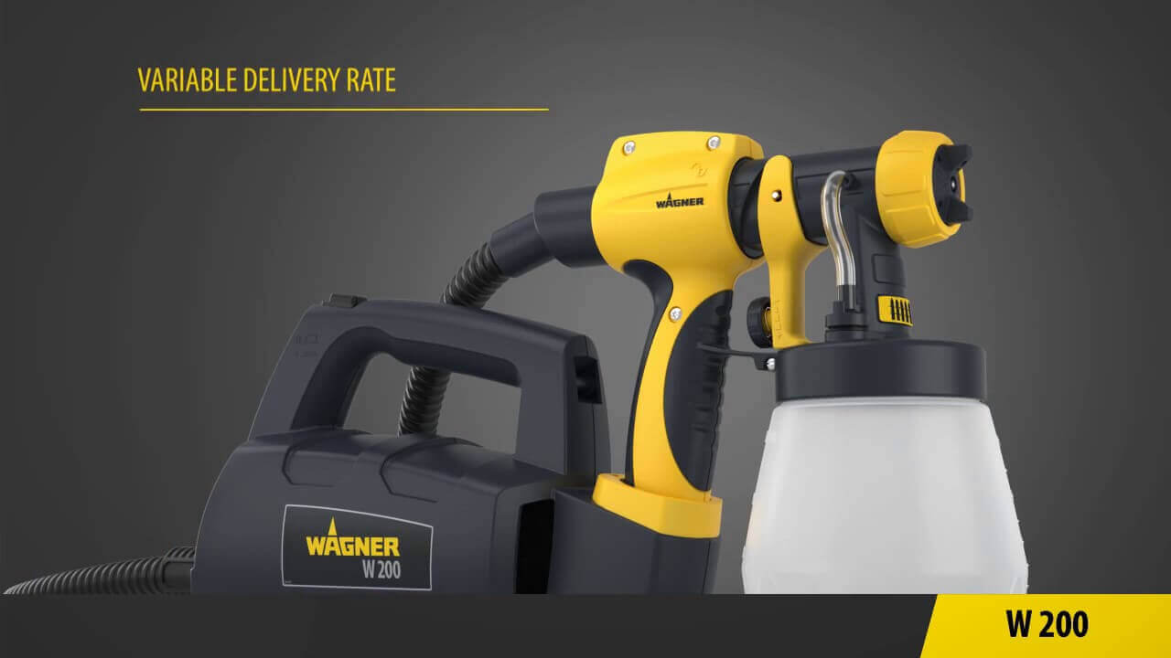 Verfspuiten van wagner