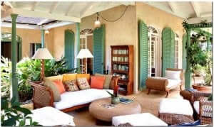 Een Caribische achtertuin