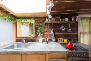 Spiegel om je keuken groter te laten lijken