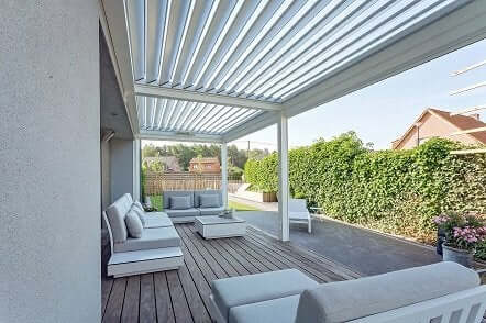 Luifel van kunststof