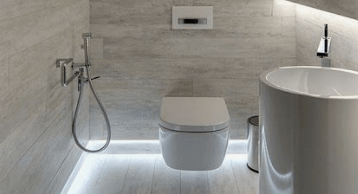 Toilet met led verlichting
