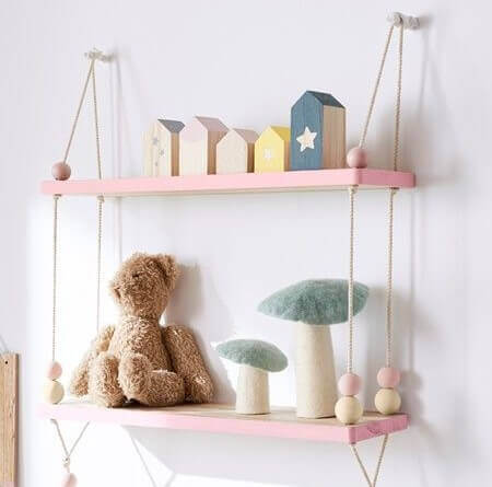 Planken voor in de kinderkamer