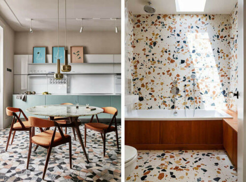 Gemakkelijk schoonmaken van terrazzovloeren