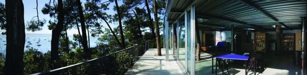 Het balkon van cap ferret