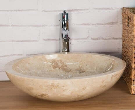 Wasbak van marmer