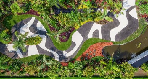Park ontworpen door Burle Marx