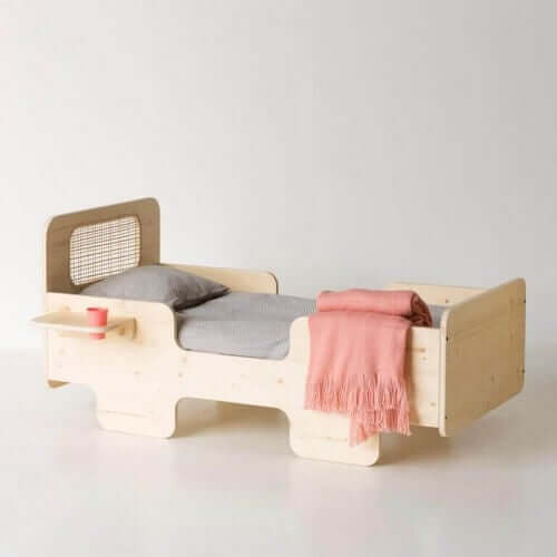 Bed van hout