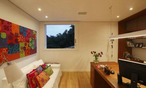 Wandkleed in Andes stijl