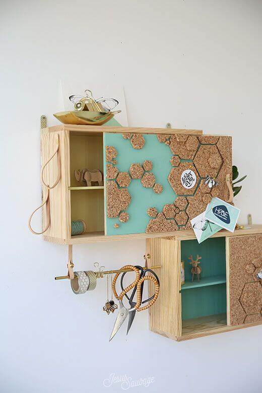 Wijnkist met decoraties