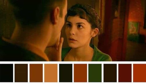 Kleurenpalet van de film Amelie