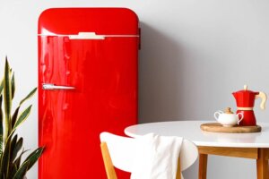 Onmisbare apparaten in een retro keuken