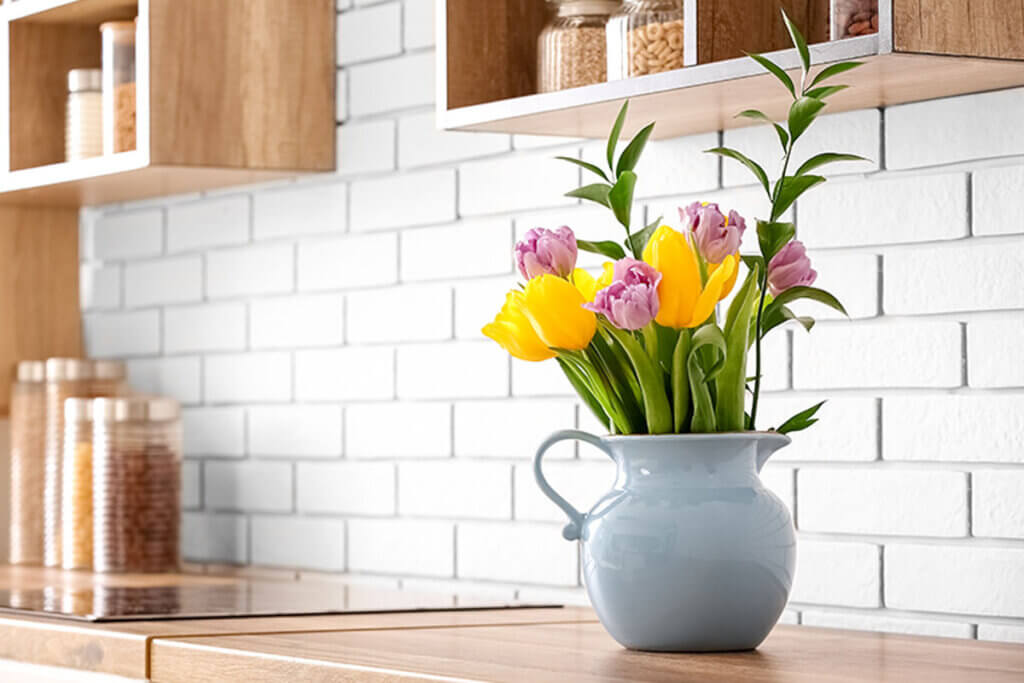 Decoreer je keuken met bloemen