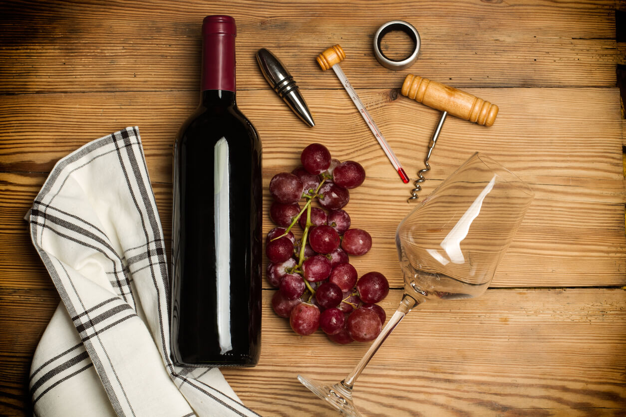 Een wijnthermometer is een handige accessoire