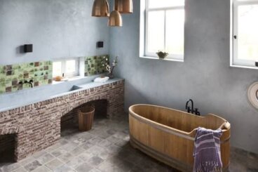 De ideale badkamer voor een landelijk huis