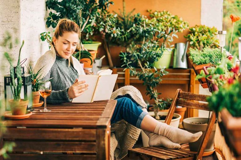Hoe kun je van je terras in de herfst en winter genieten?